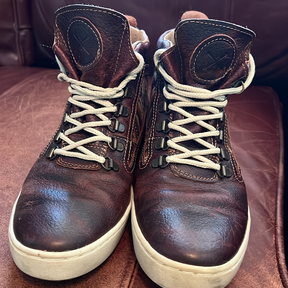 Inkkas handmade leather boots. Unisex. Men’s 7/Women’s 9. - Picture 2 of 8